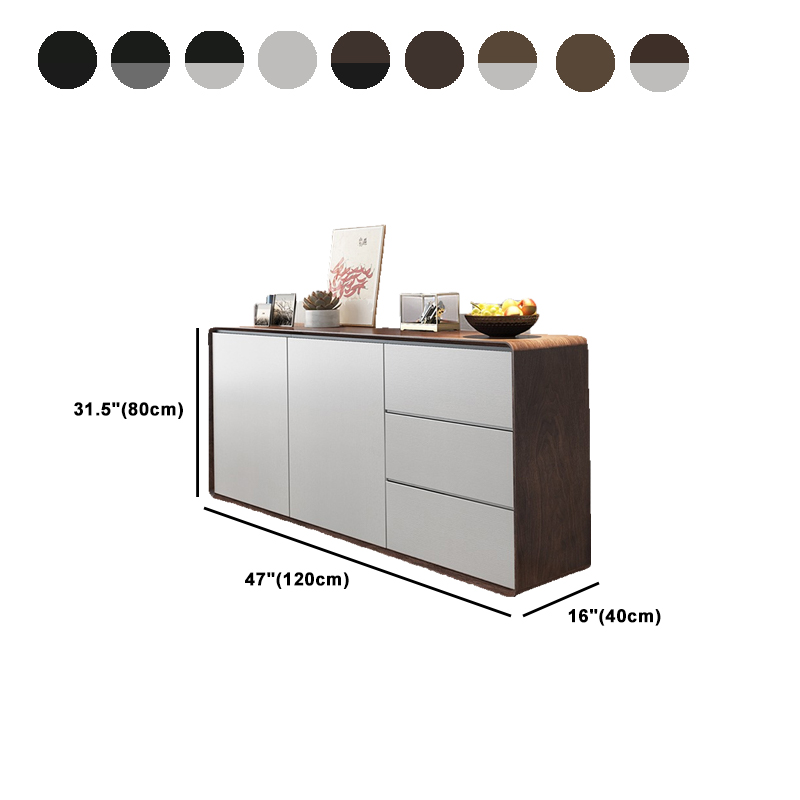 Self-supporting Flooring Counterboard Sideboard with Five Internal Shelves & Culinary Equipment Storage Galley - image 16
