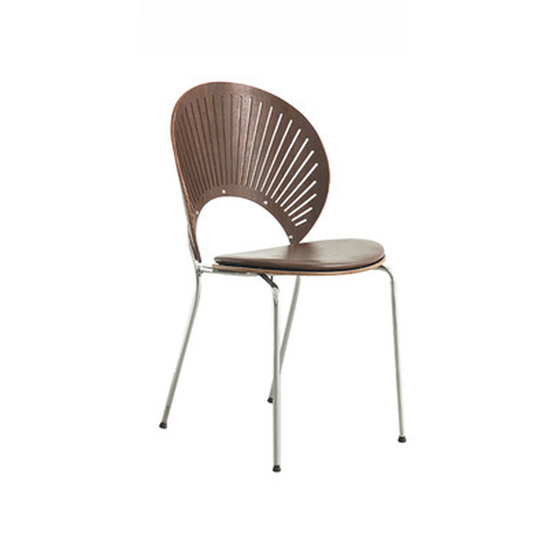 Dining Room Sturdy Side Chair with Outlined Frame and Foot Pads - image 23