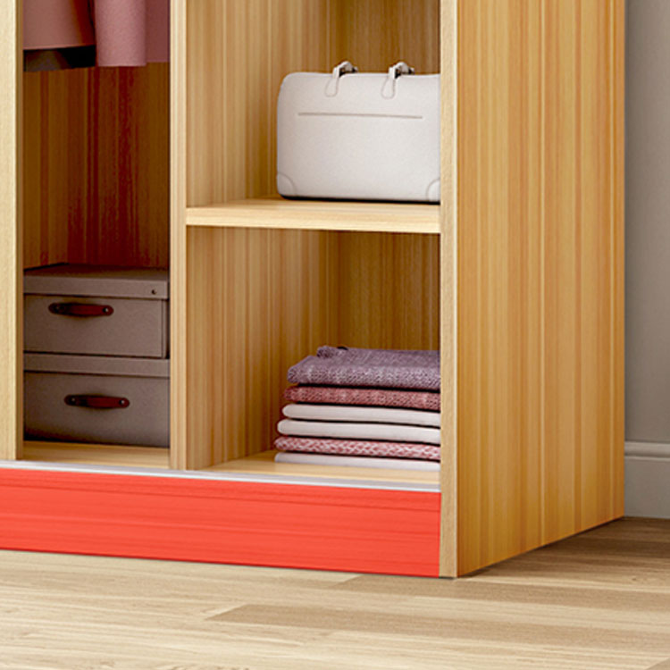 Elegant Wood Armoire Wardrobe with Clothing Rod and Shelves - Modern Style - No Distressing - image 12