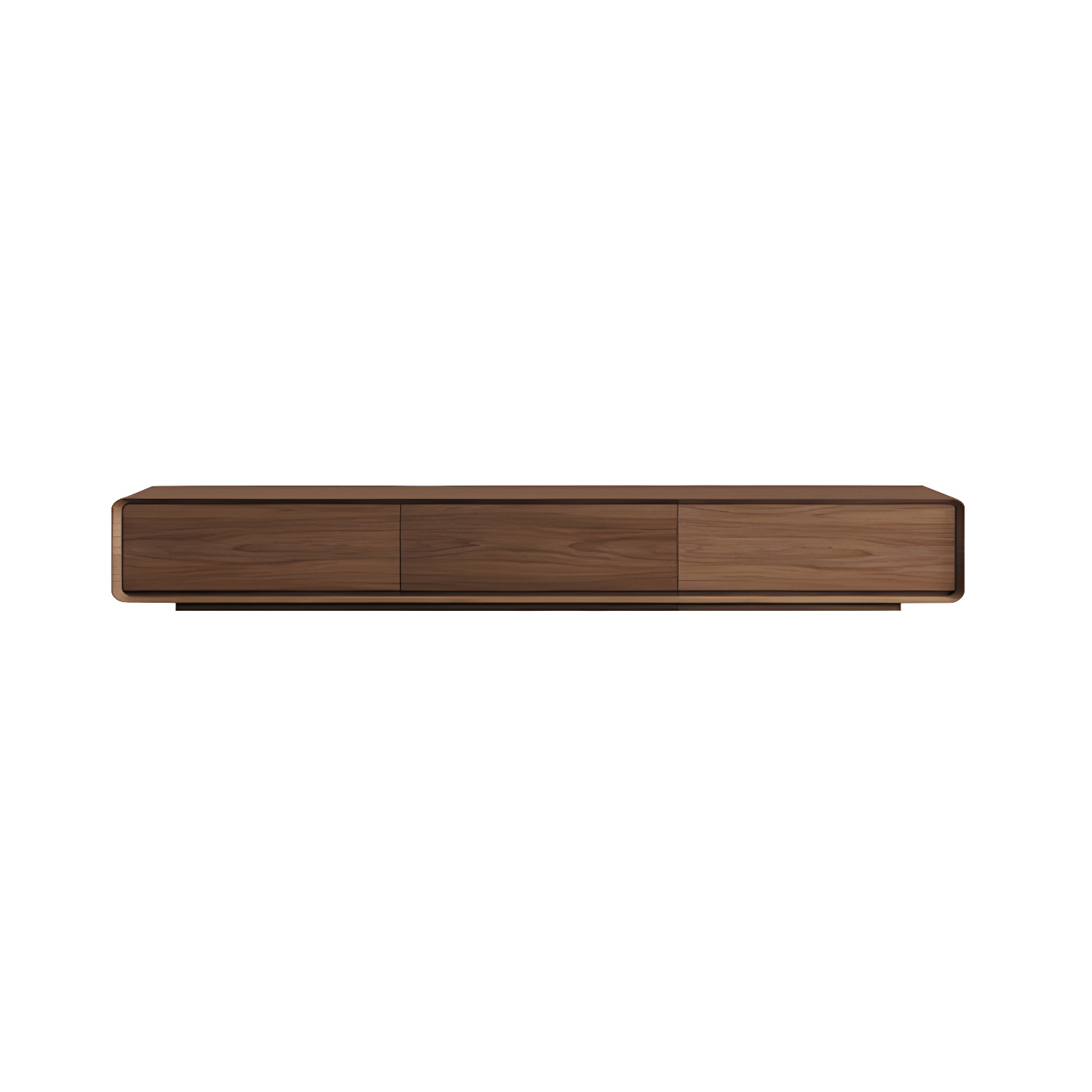 Nordic TV Cabinet Walnut Living Room Furniture Small Family TV Stand Console - image 5