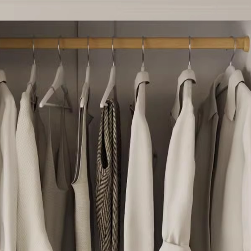 White Simple Timber Wardrobe Closet Soft Close Drawer Soft Close Door Interior Shelves - image 9