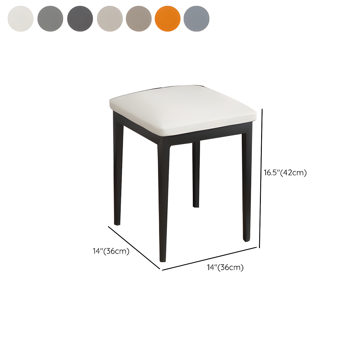 15" Wide Contemporary Make-up Vanity Mirror Dressing Table with Drawer - image 19