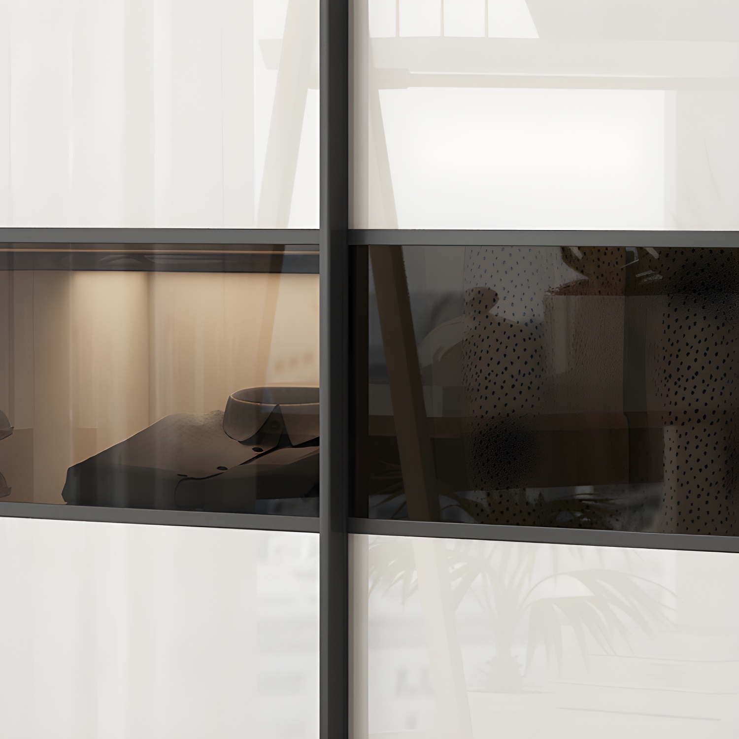 White Colour Wooden Wardrobe Cloth Rod Included Wardrobe Closet with Shelves - image 7