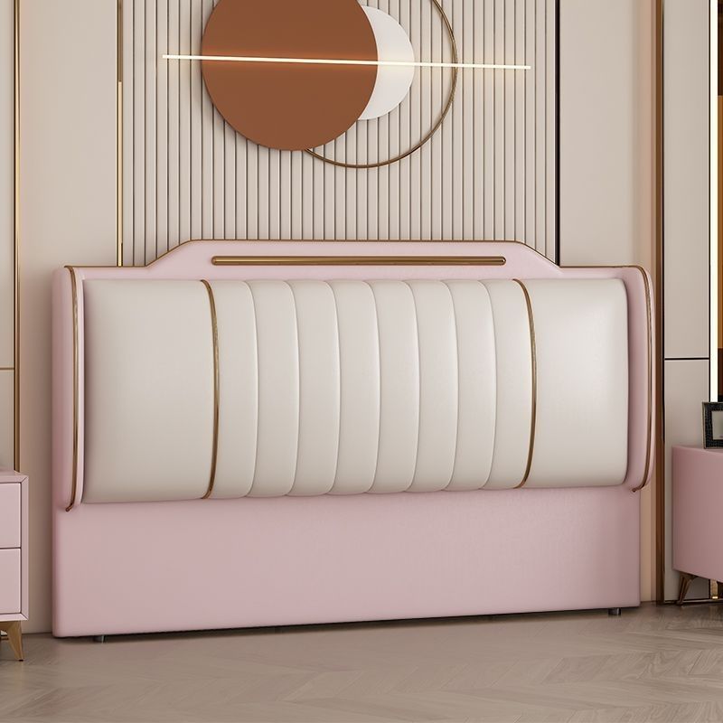 Simplistic Style Panel Headboard in Natural Wood with No Distressing, Rectangular Shape for Queen/Full/Twin XL Bed, Featuring Sponge Upholstery and Standard Height - image 13