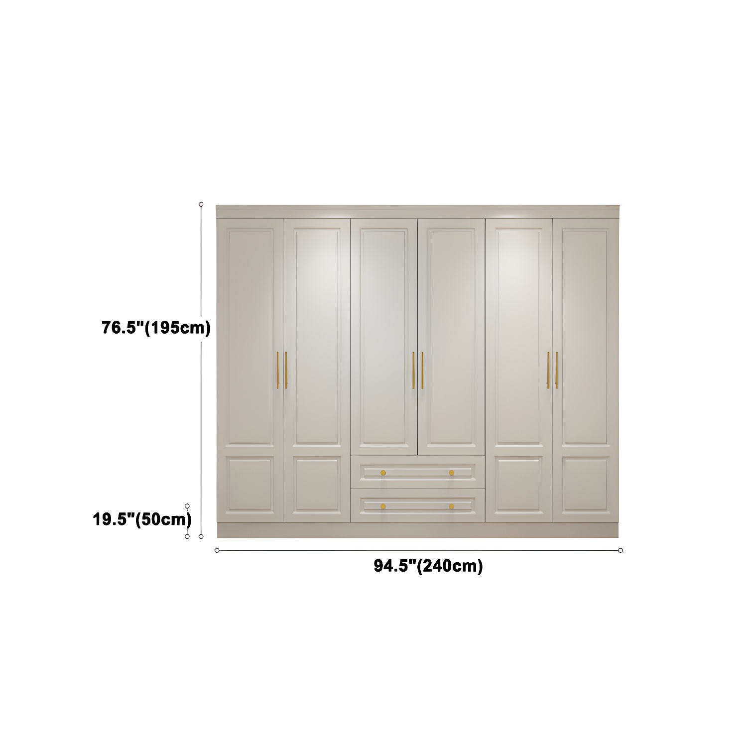 Contemporary Wooden Wardrobe Soft Close Drawer Wardrobe Closet for Bedroom - image 19