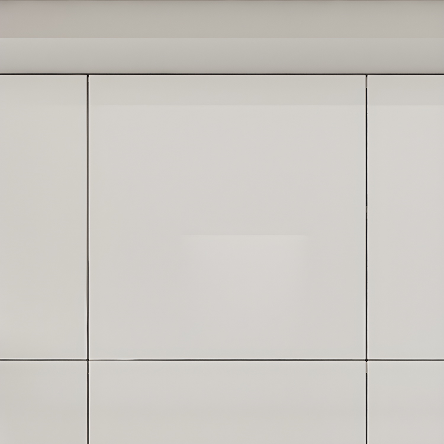 White Modern Style Wardrobe Cabinet Engineered Wood with Garment Rod - image 7