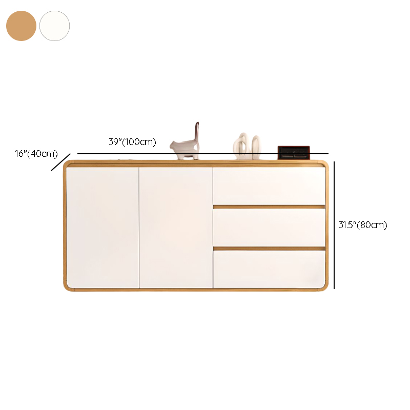 Narrow/Standard/Wide Lumber 2 Drawers/3 Drawers Locker Variable Shelf 4 Doors/2 Doors/3 Doors Functional Storage Cabinet Sideboard - image 8