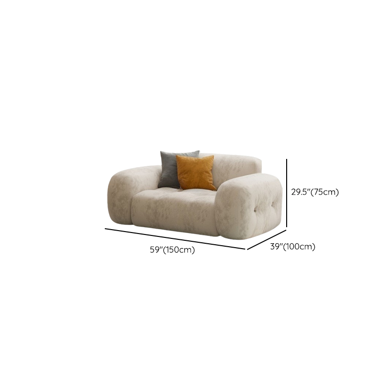 Channel Back L-Shape/Straight Right Hand Facing/Horizontal Sofa Recliner/Sofa Couch in Brown/Beige with Concealed Support & Pine Wood Frame for Living Room - image 15