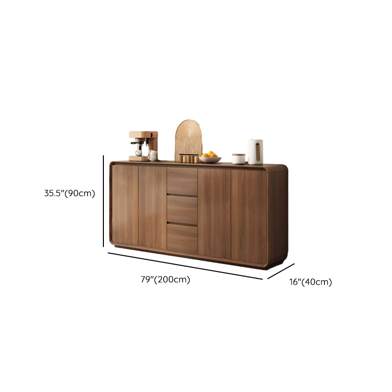 Ground Detached Cocoa Worktop Sideboard with Kitchen Gadget Storage for Culinary Space - image 11