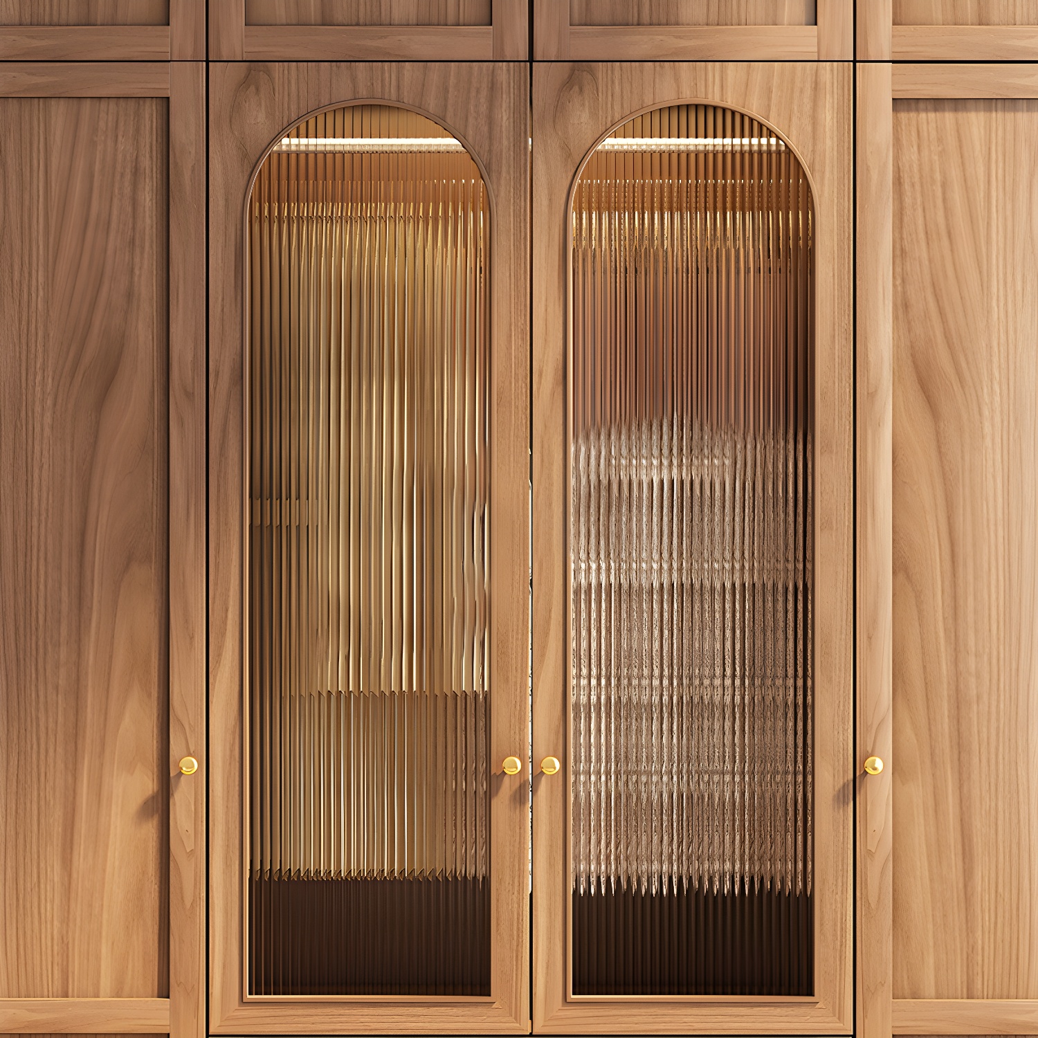 Fashionable Natural Wood Wardrobe Armoire for Stylish Closet Organization - image 6