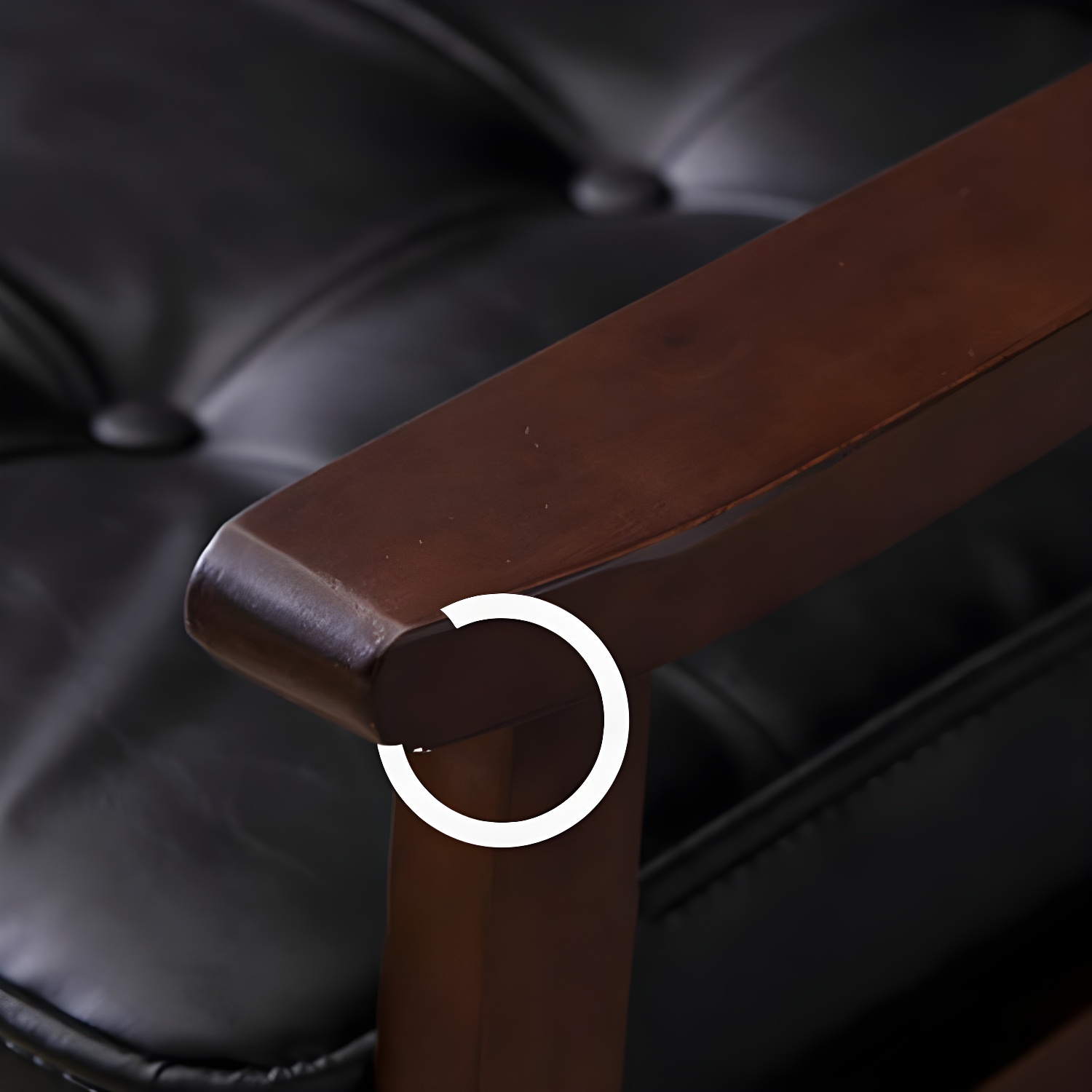 Mid-Century Modern Pine Wood Sofa with Tufted Back and Single Cushion Design - image 14