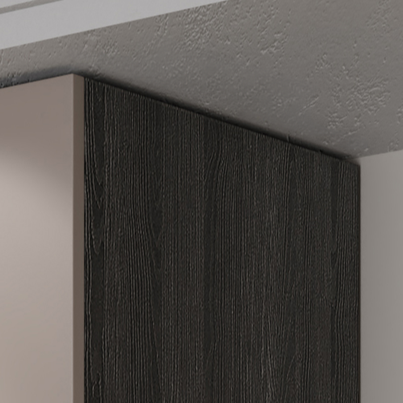 Sand Modern Manufactured Wood Wardrobe with Soft Close Drawer, Soft Close Door, Interior Shelves, and Hanging Rod - image 6