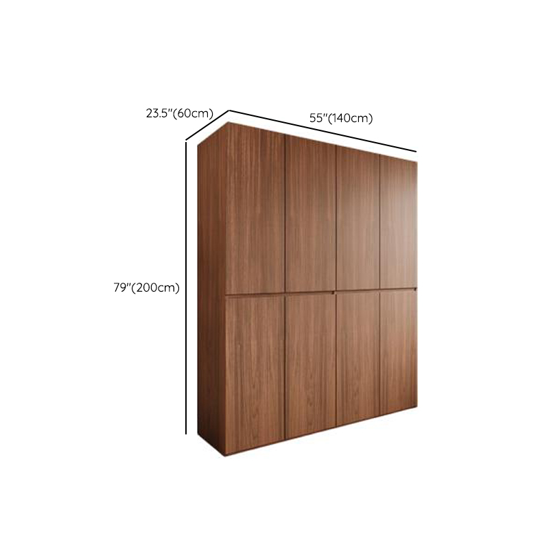 Acorn Minimalist Laminate Wardrobe Closet with Soft Close Door, Interior Shelves, and Clothing Rod - image 10