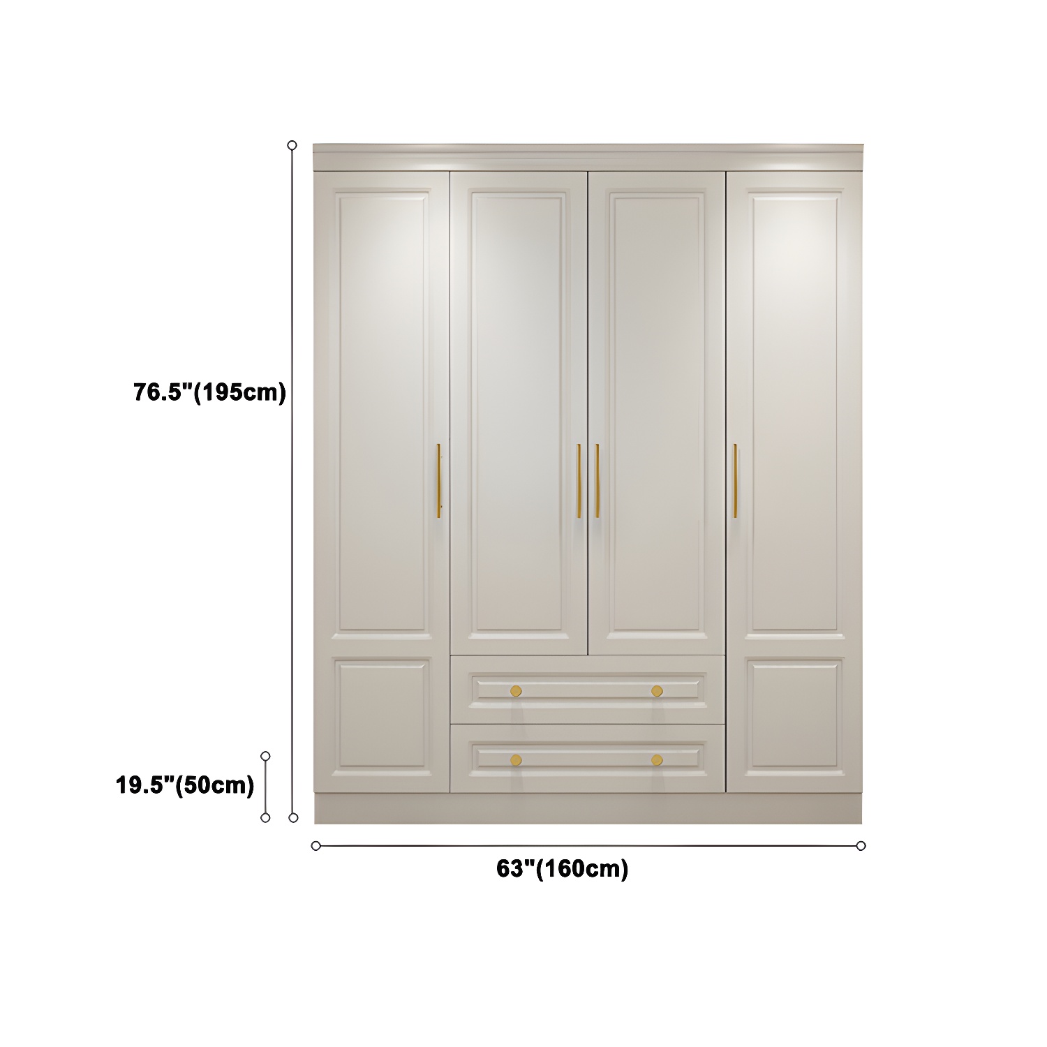 Contemporary Wooden Wardrobe Soft Close Drawer Wardrobe Closet for Bedroom - image 17