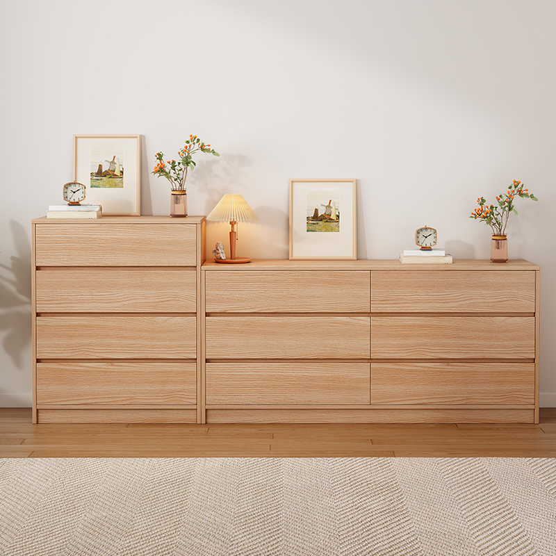 Natural Simple Cube for Parlor Console Dresser/Bachelor Chest/Lingerie Chest