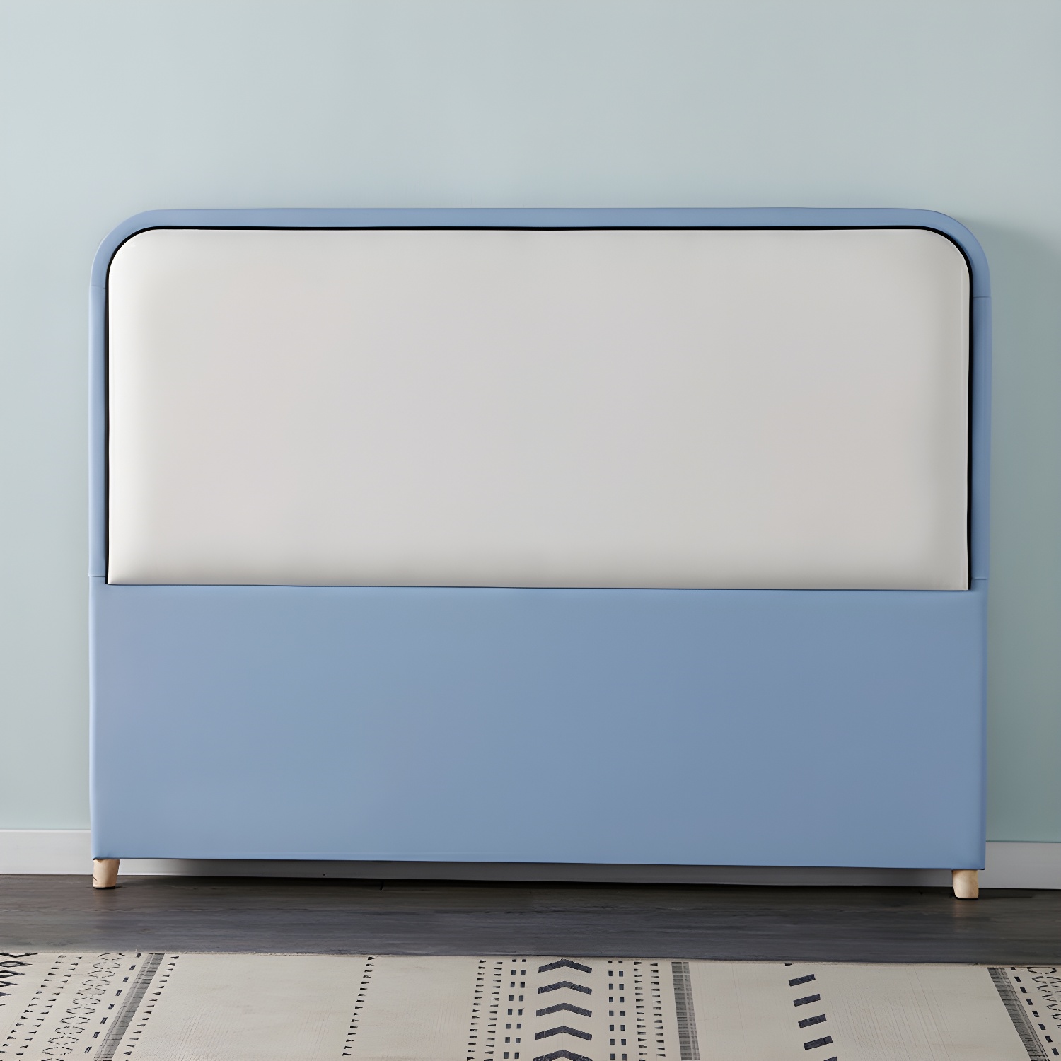 Modern Upholstered Panel Headboard with Leather Upholstery and Rectangular Shape - image 6