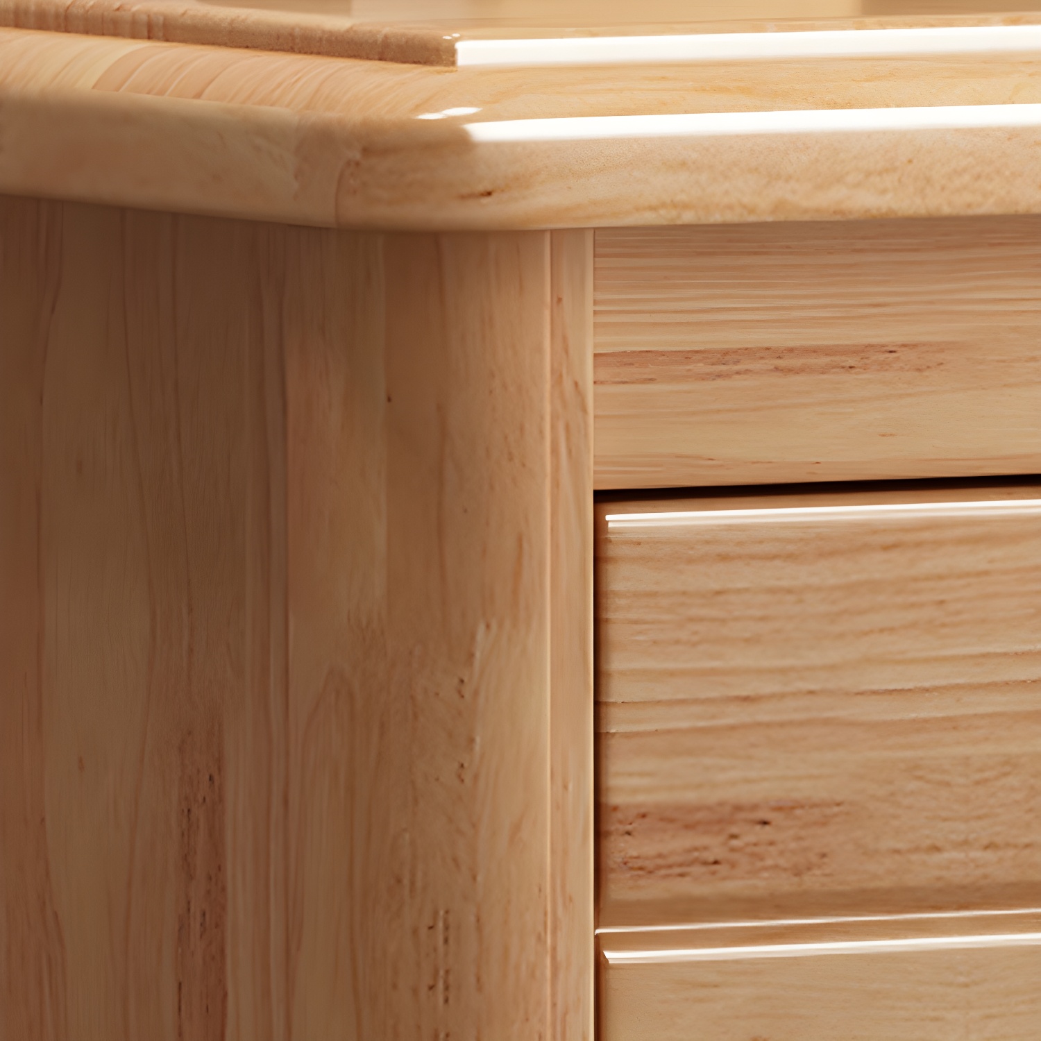 Bedroom Dresser Vertical Solid Wood Storage Chest with 3 / 4 / 5 Drawers - image 13