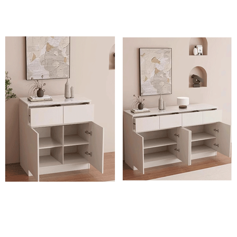Sideboard with 4 Drawers/3 Drawers/2 Drawers, Narrow/Standard Size, Drawers Storage, Sintered Stone Countertop, Alterable Shelf, 4 Doors/3 Doors/2 Doors, and Tabletop - image 11