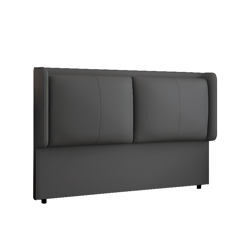 Simplistic Panel Headboard in Pine Wood with No Distressing, Rectangular Shape for King/Full/Queen Bed, Featuring Sponge Upholstery Fill and Standard Height - image 8