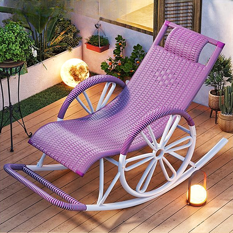Simple Synthetic Rocking Chair with Scratch-tolerant Track Arm - image 13