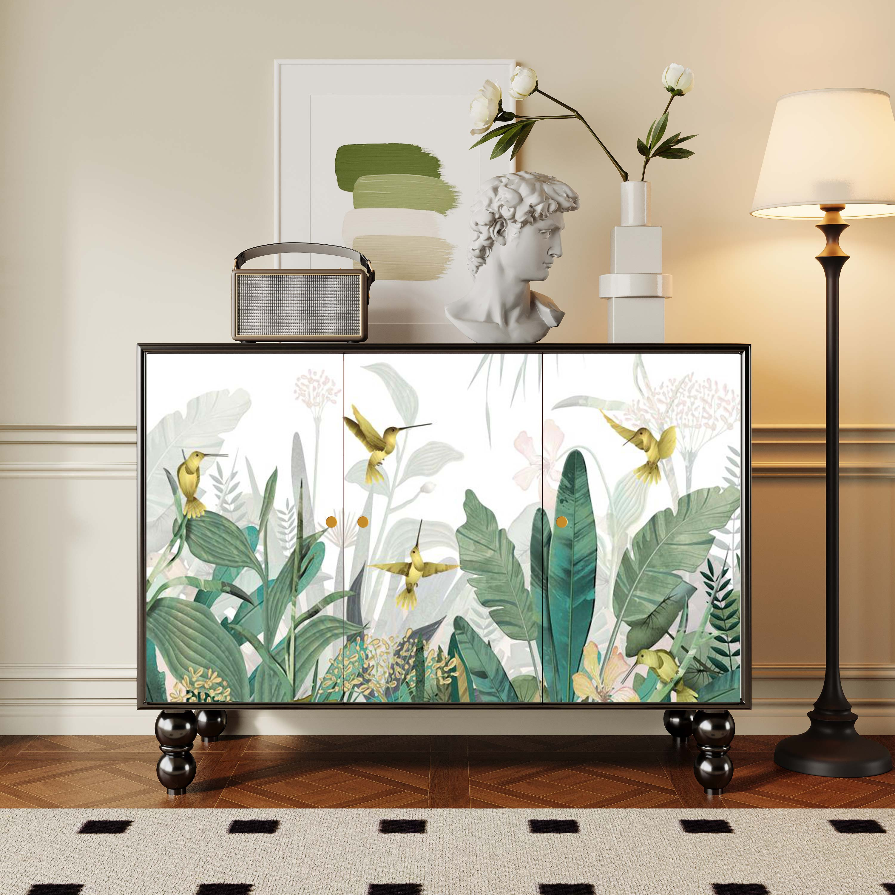 Parlor Detached Sideboard with Six Internal Shelves and Benchtop - image 38