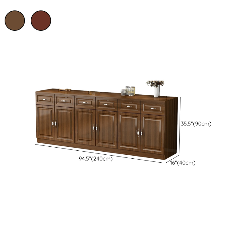 Modern Wood Cabinets Buffets & Sideboards 31.5 inches Width Non-Adjustable Drawers Included - image 20