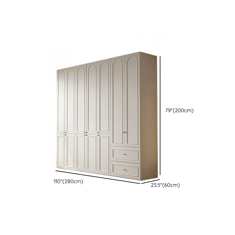 Casual Natural Wood Independent Armoire Cabinet with Soft Close Drawer, Soft Close Door, and Interior Shelves - image 18