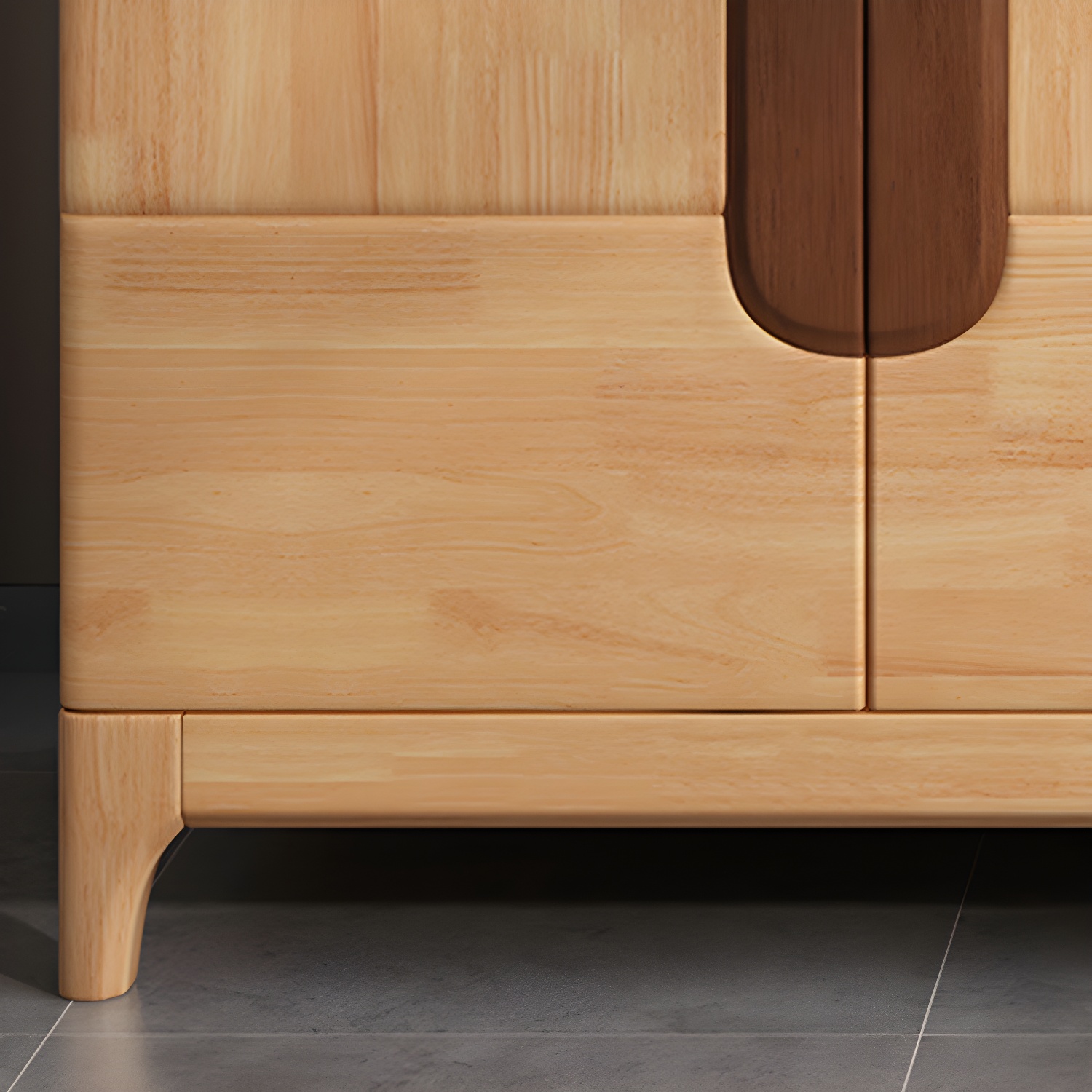 Modern Style Wardrobe Cabinet Wood Clothes Rail Wardrobe Armoire with Shelves - image 10