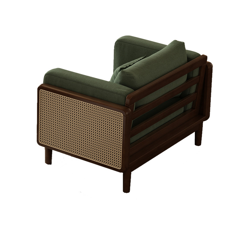 Victorian Style Jade Green Sofa Couch/Single Sofa for Sitting Room with 1 to 5 Pillows - image 3