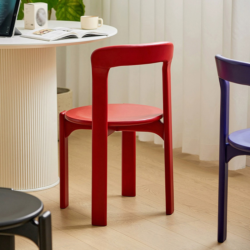 Modern Solid Wood Armless Dining Chair with Open Back for Kitchen & Dining - image 18