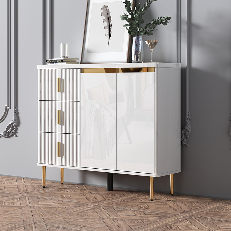 Luxurious Chalk Stone Standard Flooring Sideboard with 3 Doors & Variable Shelf - image 13