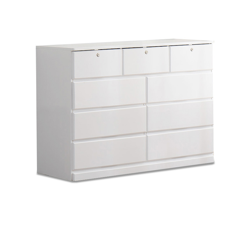Nordic Cube-Shaped Lacquered Semainier/Console Dresser for Sleeping Room - image 3