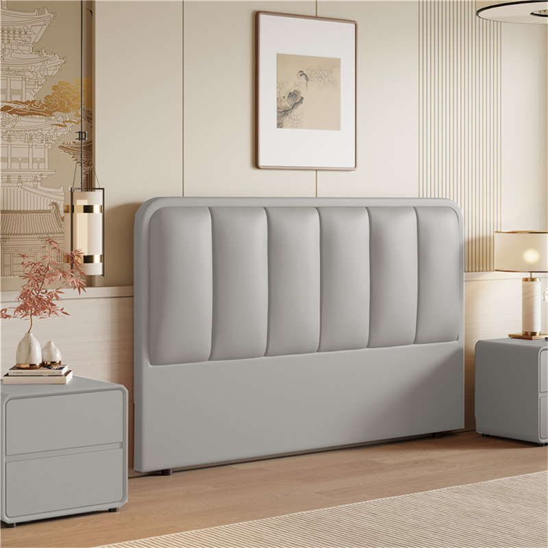 Modern Simple Style Panel Headboard in Natural Wood with No Distressing, Rectangle Shape for Twin XL/Queen/California King Bed, Featuring Sponge Upholstery and Standard Height - image 6