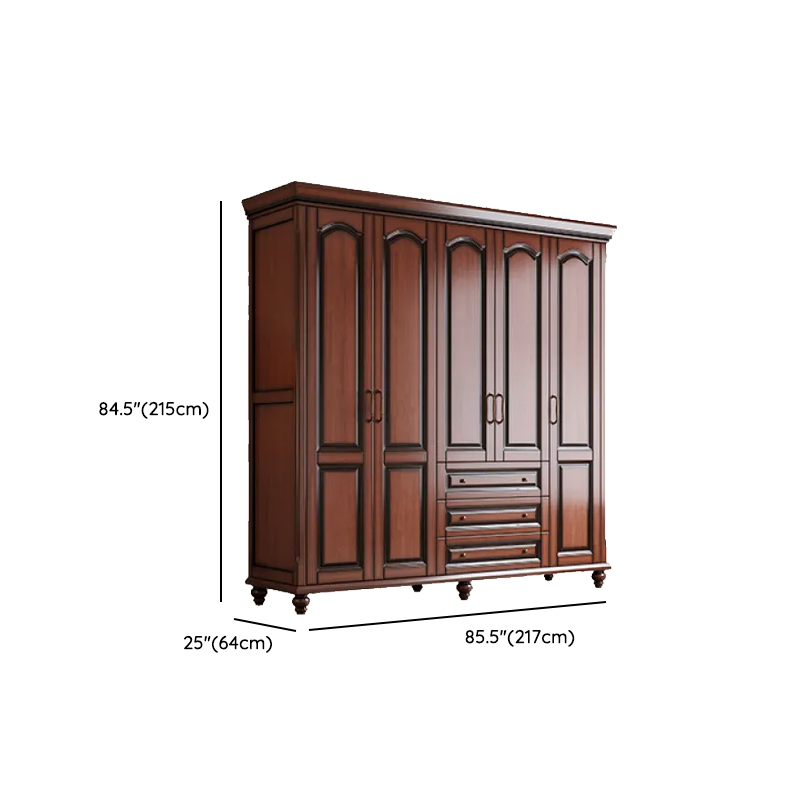 Standalone Wood Armoire Cabinet with Hinged Soft Close Door, Soft Close Drawer & Interior Shelves - image 16