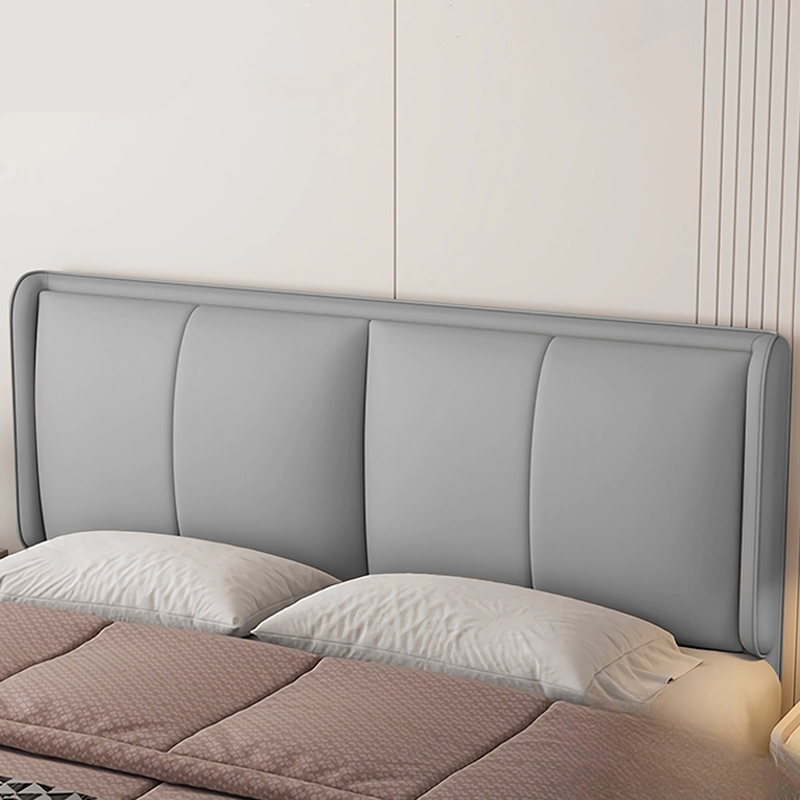 Simplistic Panel Headboard in Pine Wood with No Distressing, Rectangular Shape for King/Full/Queen Bed, Featuring Sponge Upholstery Fill and Standard Height - image 7