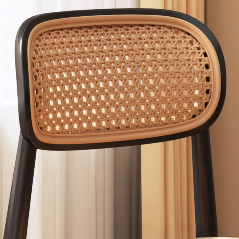Contemporary Side Chair with Uncovered Back, Cocoa/Sage/Wood Grain Synthetic Legs - image 10