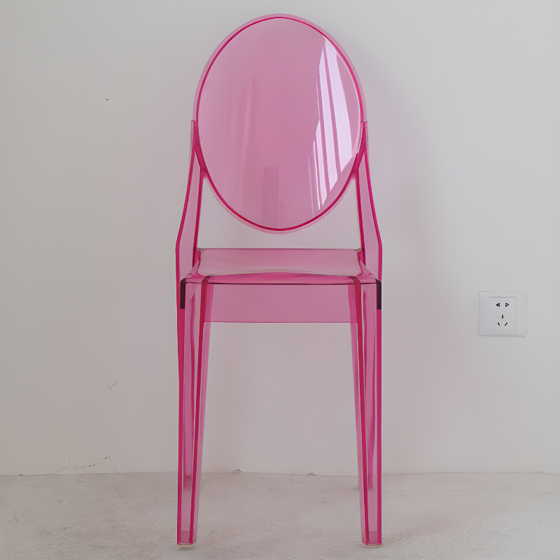Firm Framed Armless Chair with Olive Green/Rose/Citrus Colored Legs - image 12