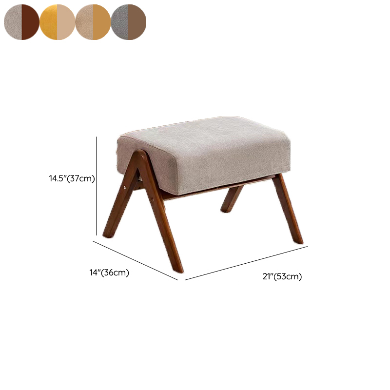 Modern Simple Style Wood Rocking Chair Couch with Cushioned Upholstery & Track Arm - image 15