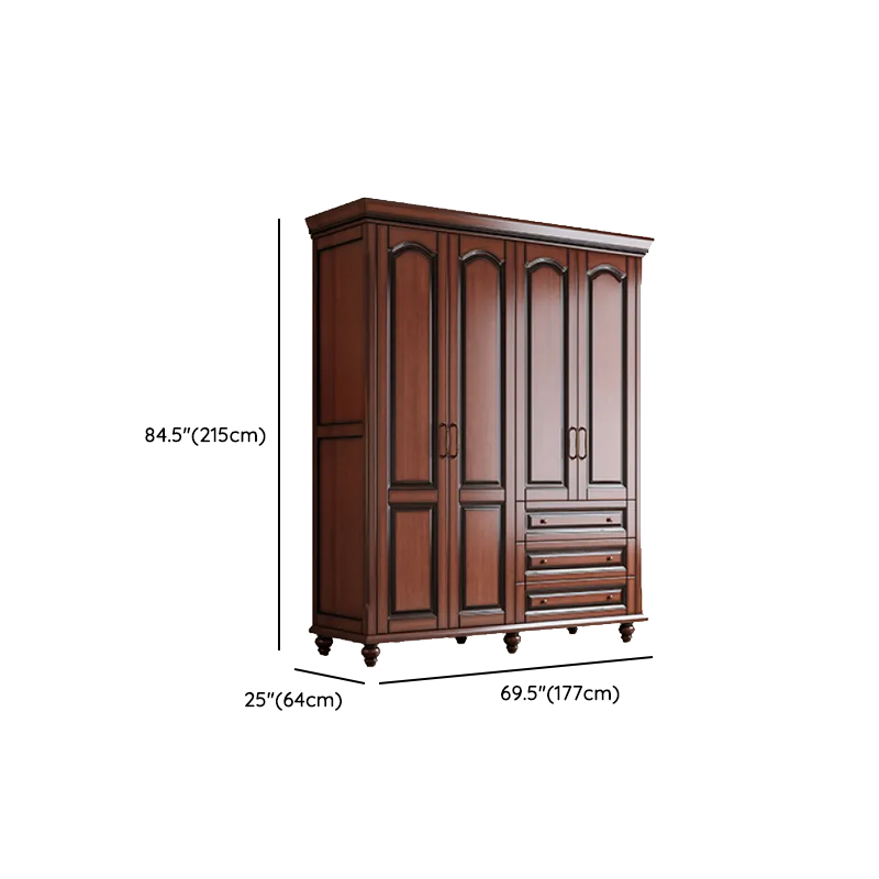 Standalone Wood Armoire Cabinet with Hinged Soft Close Door, Soft Close Drawer & Interior Shelves - image 15
