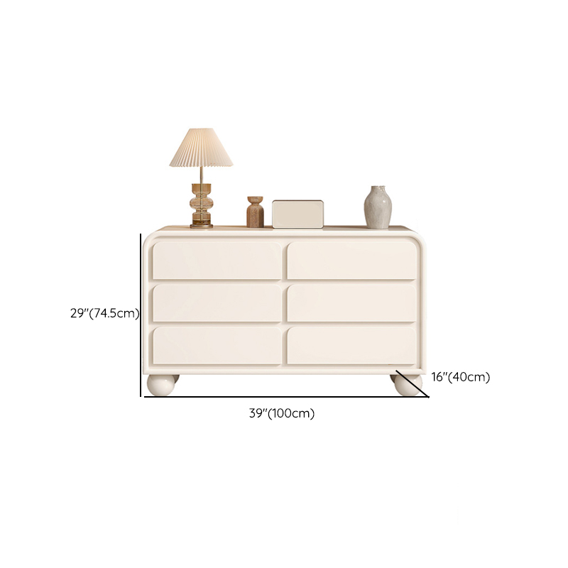 Minimalist Horizontal/Vertical Chalk Wood Bachelor Chest with Drawers - image 12