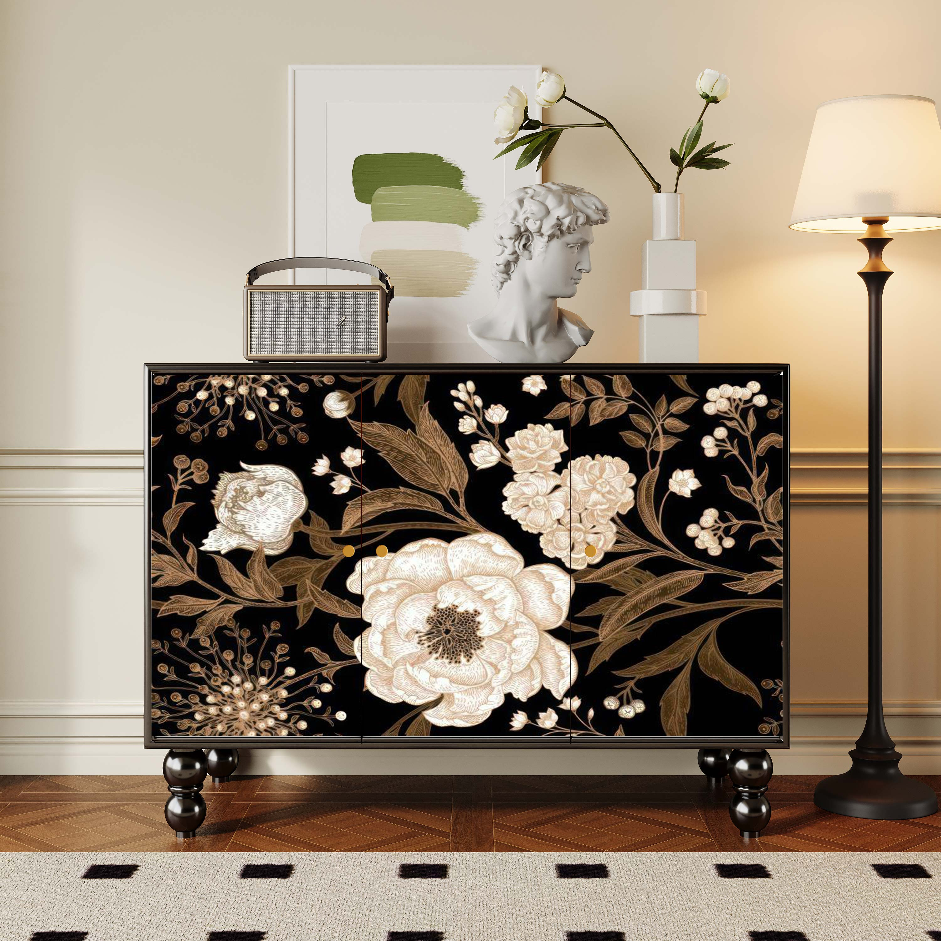 Parlor Detached Sideboard with Six Internal Shelves and Benchtop - image 12