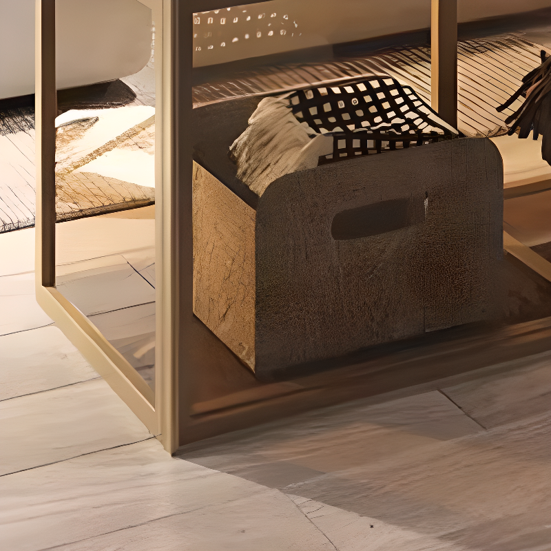 Art Deco Vitreous Wardrobe Armoire with Soft Close Door, Interior Shelves, Clothing Rod, and Hinged Mechanism - image 9