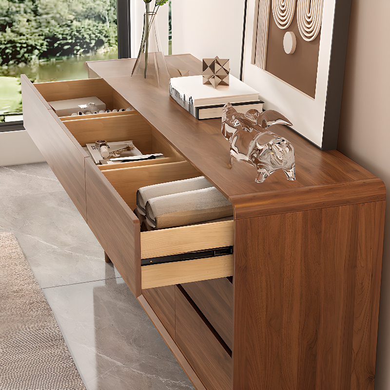 Modern Natural Wood Double Dresser/Bachelor Chest with 9 Drawers/7 Drawers/8 Drawers, Horizontal/Vertical Orientation - image 7