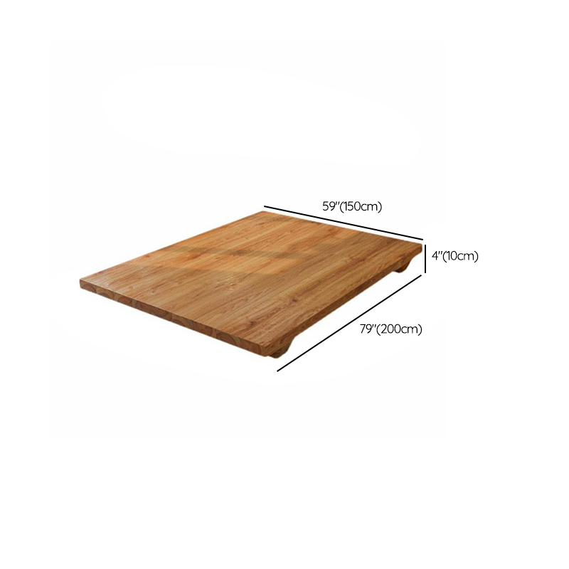 Solid Color Natural Color Wooden Frame Pallet Bed Frame Bedroom - image 15