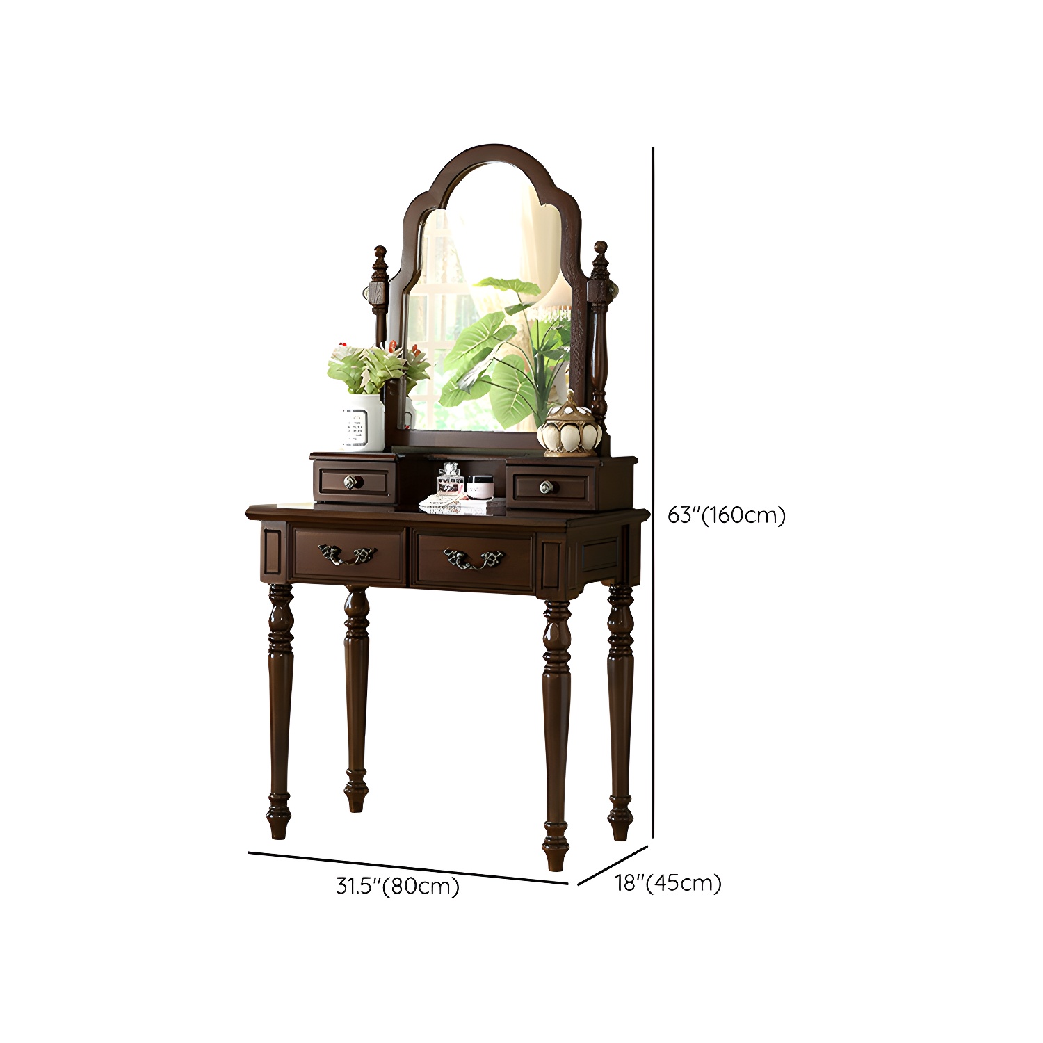 Old School Auburn Sleeping Quarters Rubberwood Push-Pull Tabletop Storage - image 15