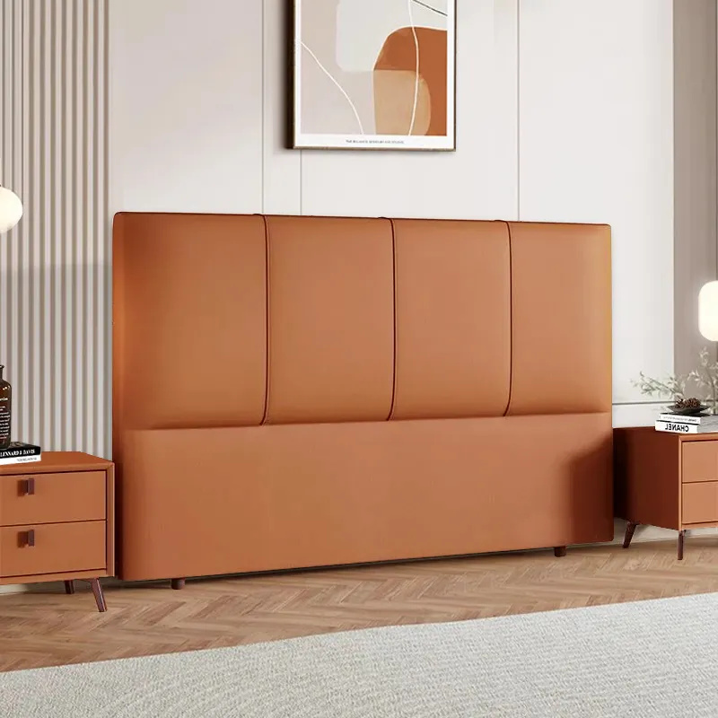 Modish Panel Headboard in Pine Wood with No Distressing, Rectangle Shape for King/Queen/Full Bed, Featuring Sponge Upholstery and Standard Height - image 6