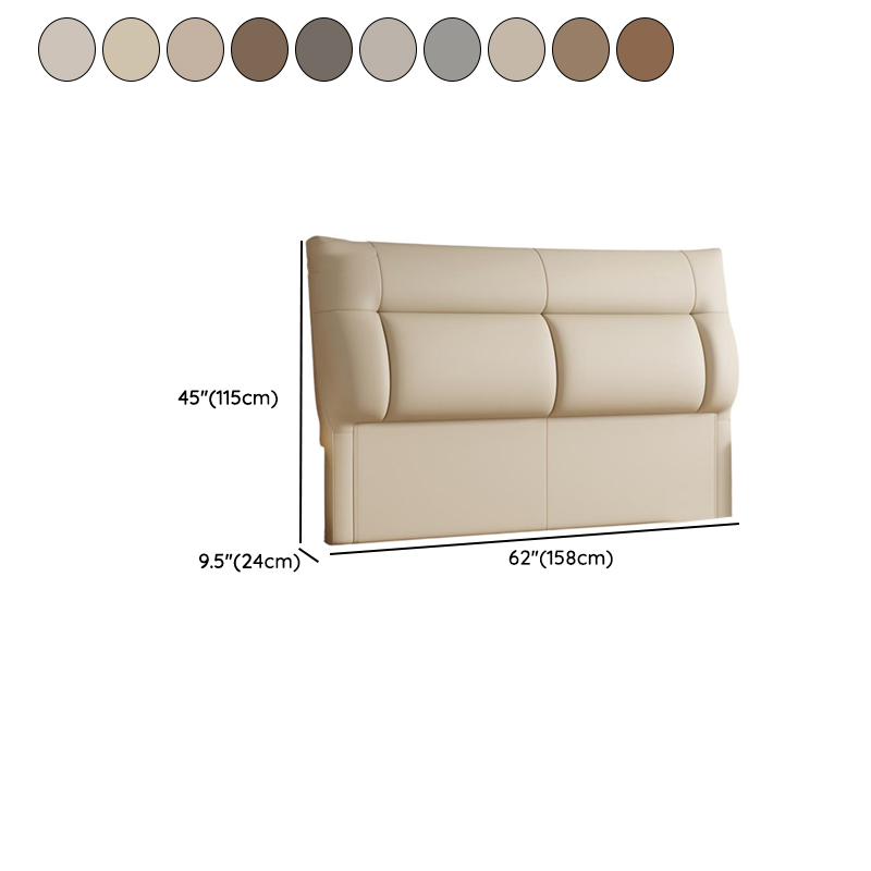 Trendy Panel Headboard in Natural Wood with No Distressing, Rectangle Shape for Queen/Full Bed, Featuring Sponge Upholstery and Standard Height - image 15