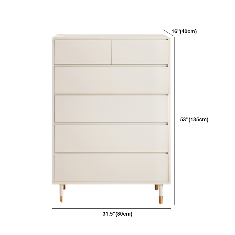 Modern White Wood Dressers with Soft-Close Drawers , Shelves Not Included - image 11
