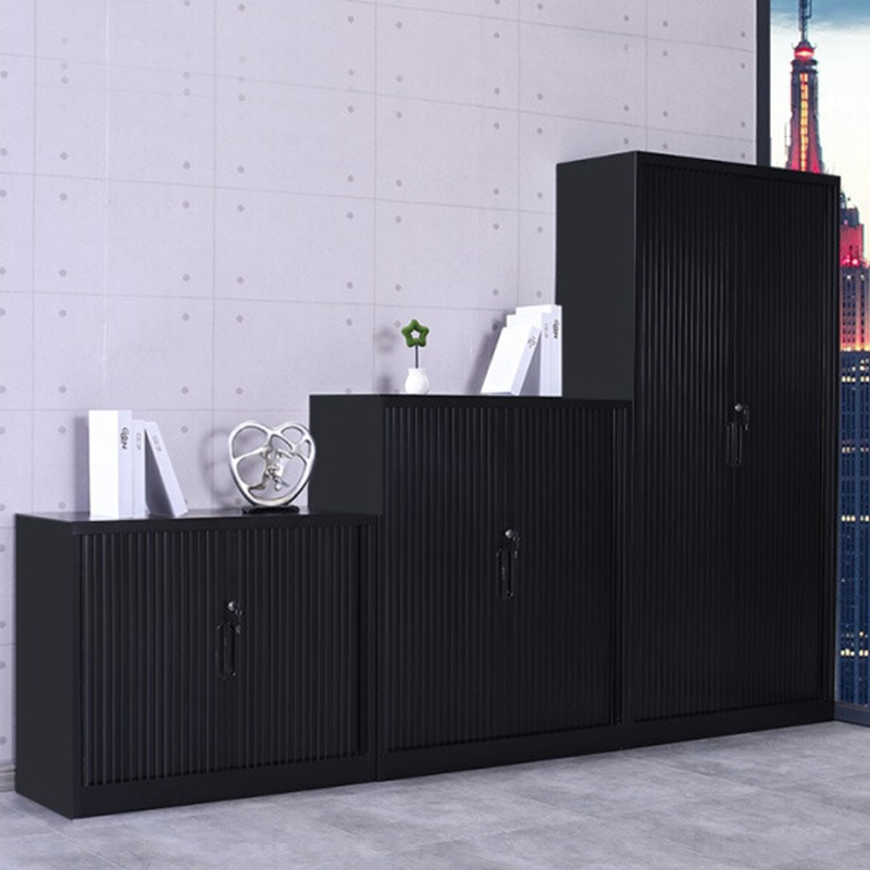 Steel Detached Rainproof Lockable Accent Cabinet with Sliding Door - image 5