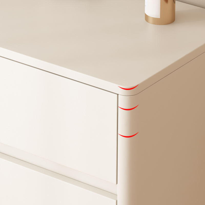 White Trendy Timber Console Dresser/Semainier with 6/8/3 Drawers in Horizontal/Vertical Orientation - image 7